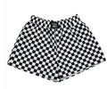 lulumac black checkered short